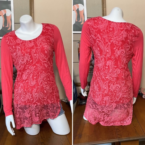 Soft Surroundings Adele silk tunic - Picture 2 of 4